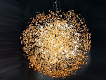 ASTRO - Crystal chandelier by Metal Lux - view 2